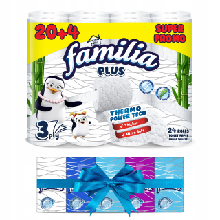 Toaletný papier - Familia toaletný papier neparfumovaný 24 ks.